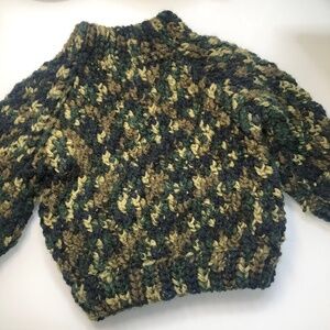 Crochet Infant Sweater | Handmade Pullover Jumper | Baby Shower Gift 6-12 Months
